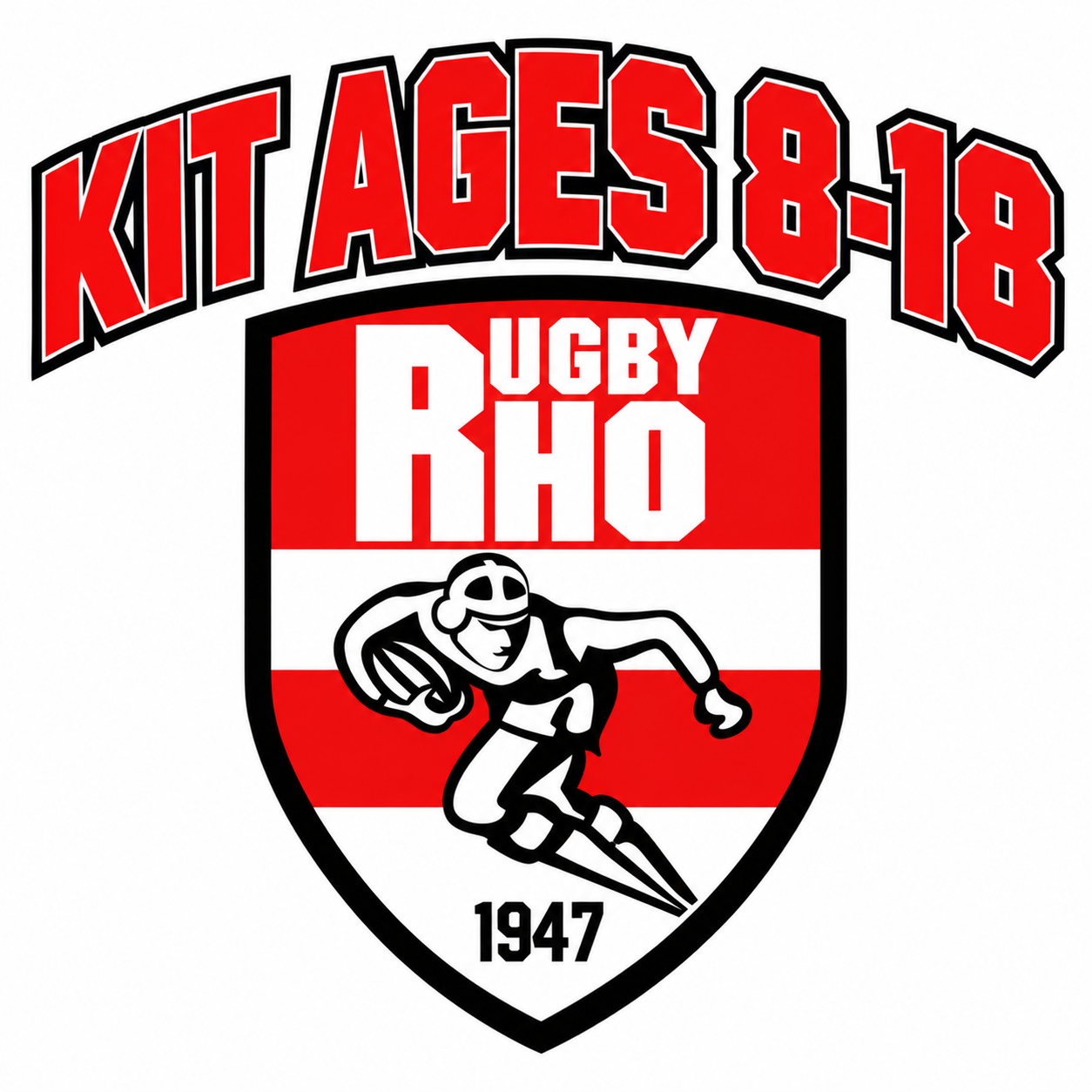 KIT RUGBY RHO - AGES 8 - 18