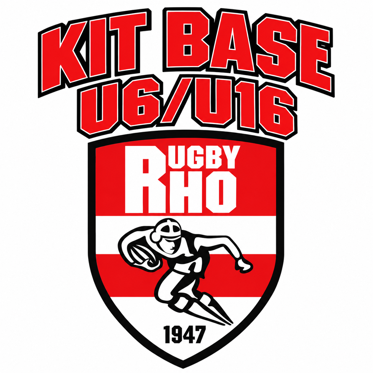 KIT RUGBY RHO - BASE U6-U16