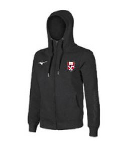 FELPA FULL ZIP RUGBY RHO - BLK